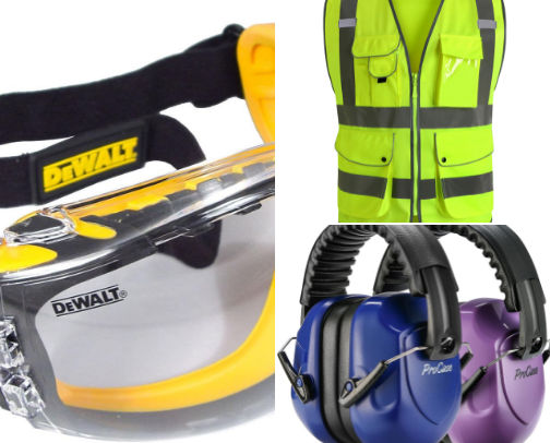 Safety Equipment for Construction cover photo collage