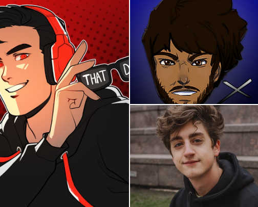 Need some funny youtubers to watch? cover photo collage