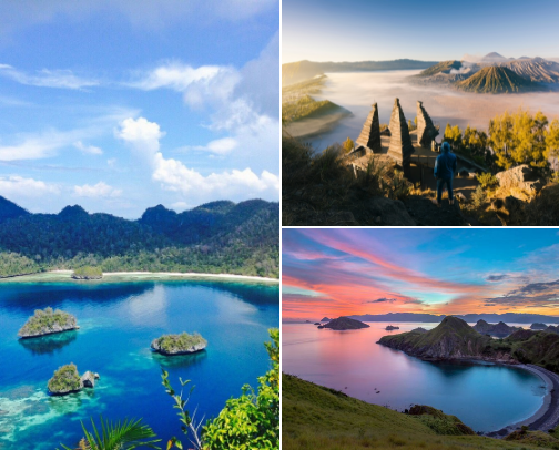 Enchanting Year-End Holiday Destinations In Indonesia🤠😎 cover photo collage