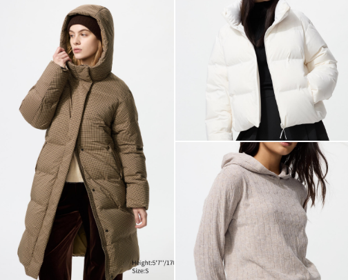 uniqlo recs cover photo collage