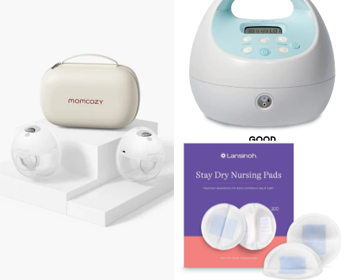 Breastfeeding + Pumping Favorites cover photo collage