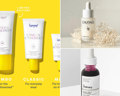 Vegan SKINCARE cover photo collage