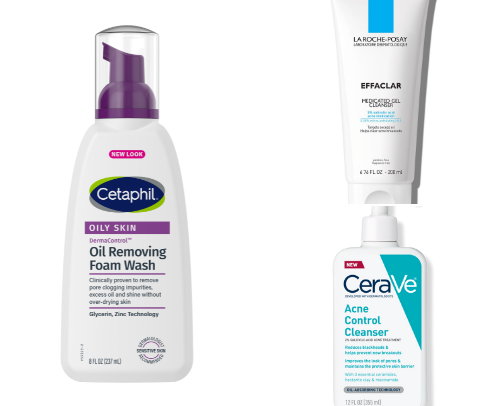 Skincare products for acne prone skin especially if you have oily to combination skin. cover photo collage