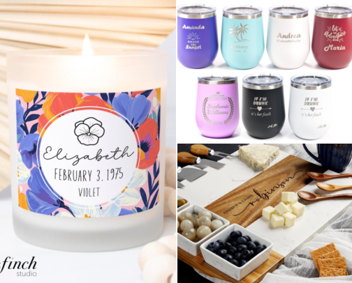 Hostess and Girlfriend Gift Ideas Under $50: My Etsy, Anthropologie, Kendra Scott and Ulta Picks cover photo collage