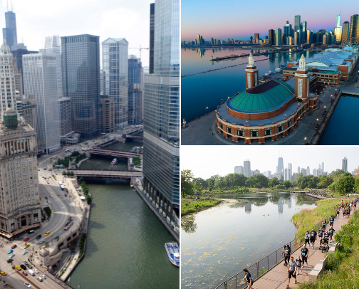 Vacation to Chicago Jan. 2025❤️ cover photo collage
