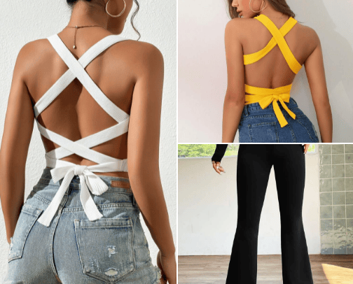 cheap clothing from shein😉😗 cover photo collage