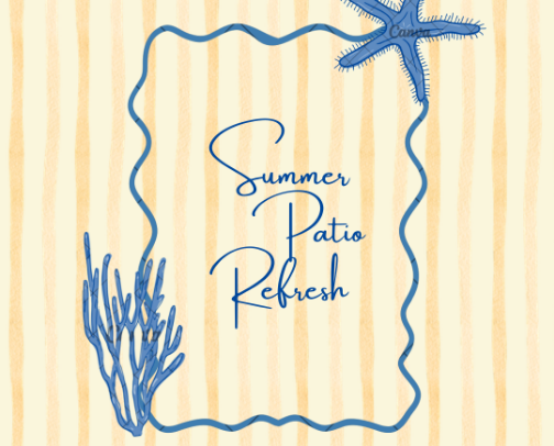 Summer Patio Refresh cover photo collage