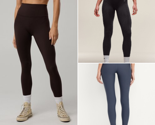 High quality, affordable activewear cover photo collage