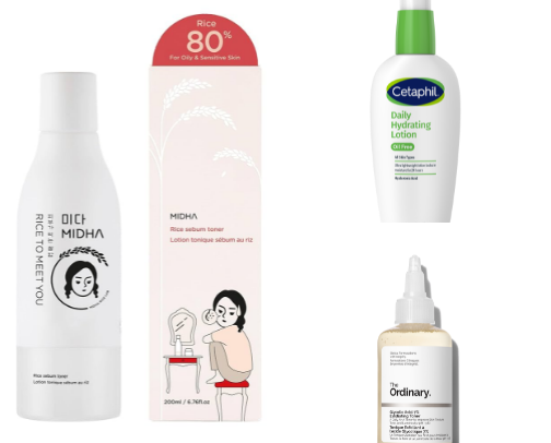 my skincare!!! cover photo collage