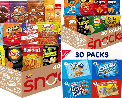 Popular snacks in Amazon this week. cover photo collage