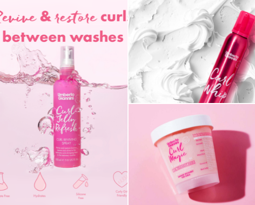 Top curly/wavy hair products for silky curls!! cover photo collage