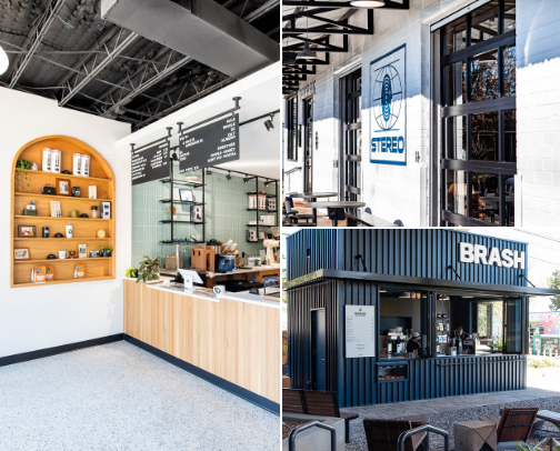 📍atl coffee shops cover photo collage