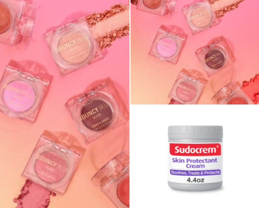 Makeup And skincare cover photo collage