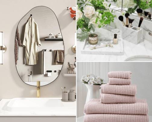 Modern Bathroom Accessories cover photo collage