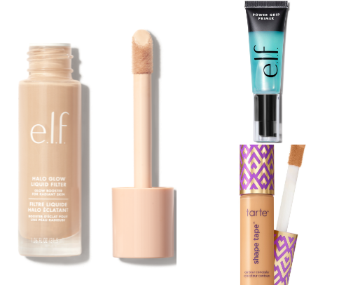 Everyday makeup routine cover photo collage