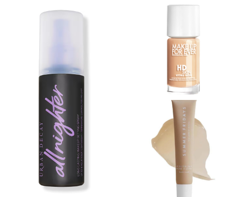 Beauty products I LOVE! cover photo collage