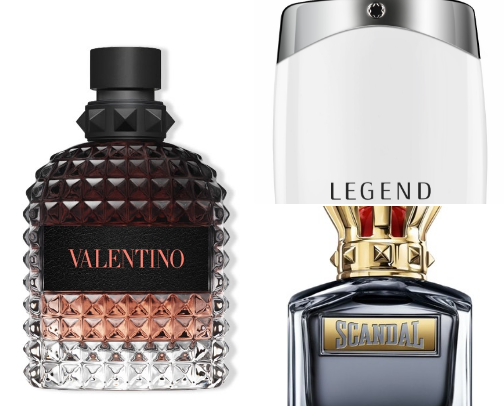 Colognes for men cover photo collage