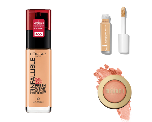 the ultimate drug store face: quality makeup without a splurge 😉 cover photo collage