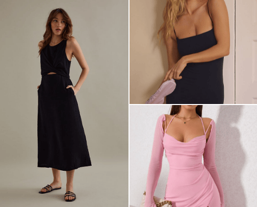 Clothing cover photo collage