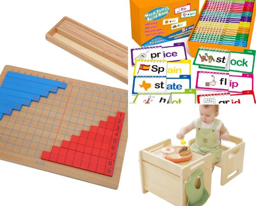 Montessori Essentials for Early Learning cover photo collage