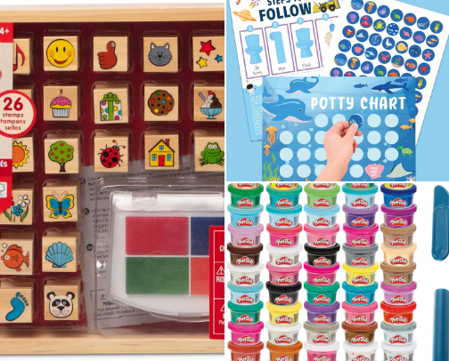 Potty training/Prizes for toddlers cover photo collage