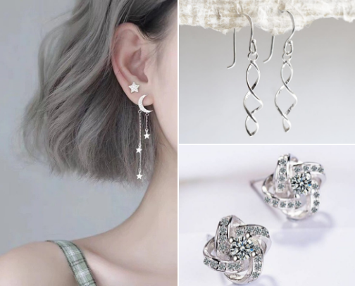 Earrings recommendation cover photo collage