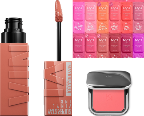 Drugstore makeup, high-end results. cover photo collage