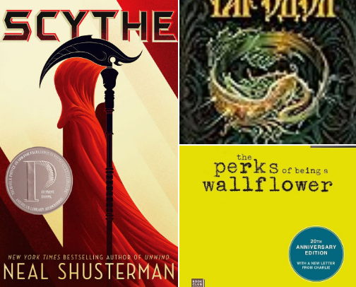 My top books for adolescents cover photo collage