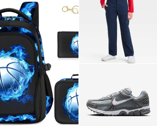 Back to school needs cover photo collage