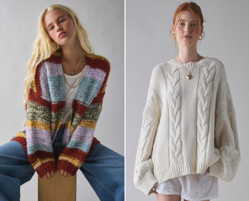 knitted sweaters cover photo collage