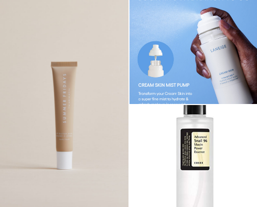 My favorite beauty recs cover photo collage