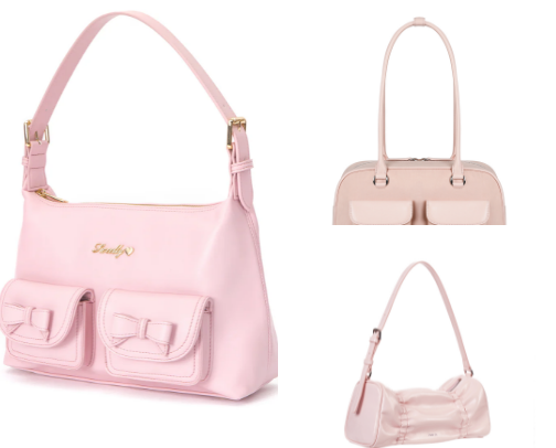 Cute pink bags recommendations 🩷 cover photo collage