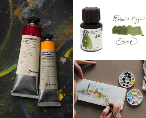 Start with the best supplies to make your art journey successful! cover photo collage