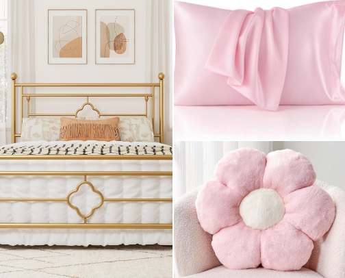 Cozy bedroom vibes for a dreamy space cover photo collage