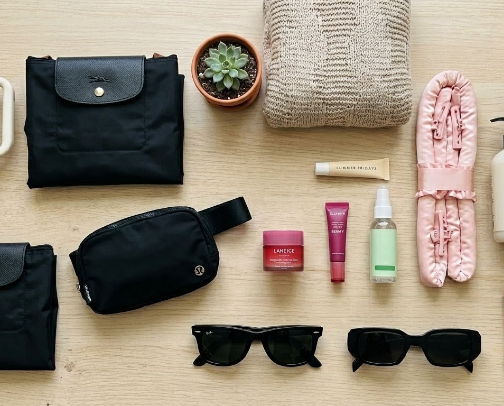 Summer Essentials 🏖️🩷✨ cover photo collage