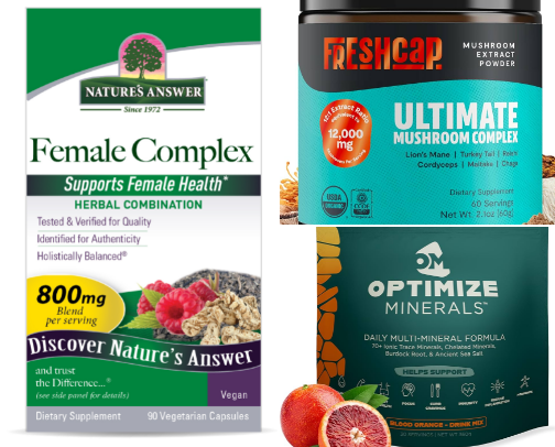 What I take for Perimenopause: Natural supplements for sleep, hormones and energy cover photo collage