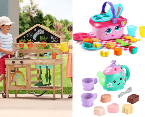 Toys that keep my 2 year old busy cover photo collage