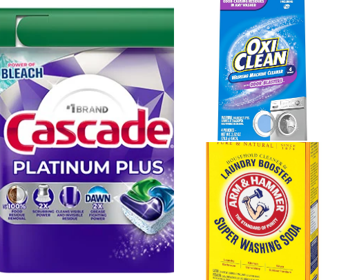 My go to cleaning products cover photo collage