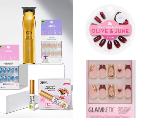 Press-On Nail Essentials cover photo collage