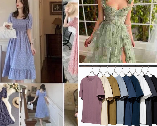 TRENDY CLOTHES cover photo collage