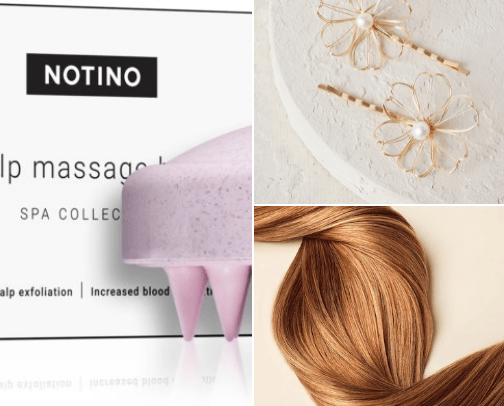 Hair cover photo collage