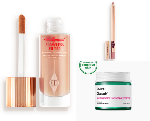 Soft-Focus Skin: Skincare & Makeup for 30-Somethings cover photo collage