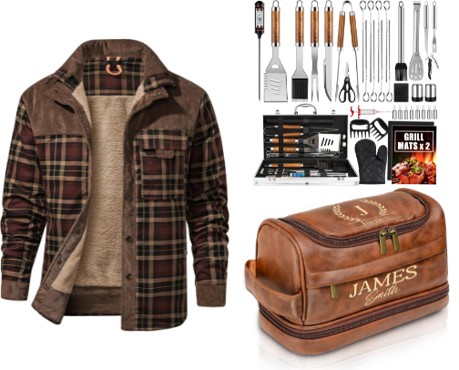 Christmas Gift Ideas For Men cover photo collage