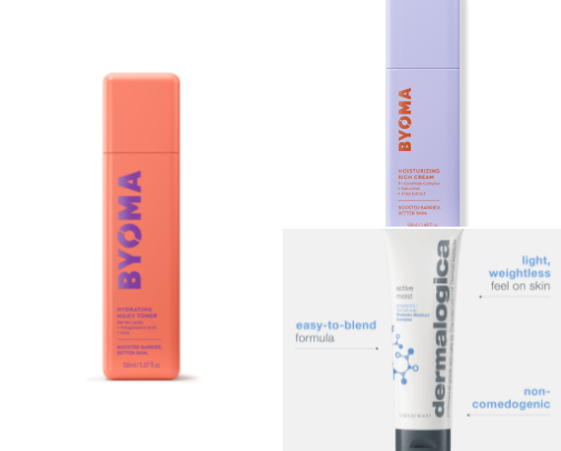 Skincare cover photo collage