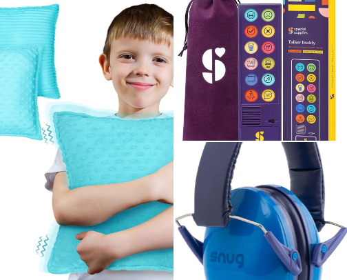 Autism-Friendly Products & Activities🧩 cover photo collage