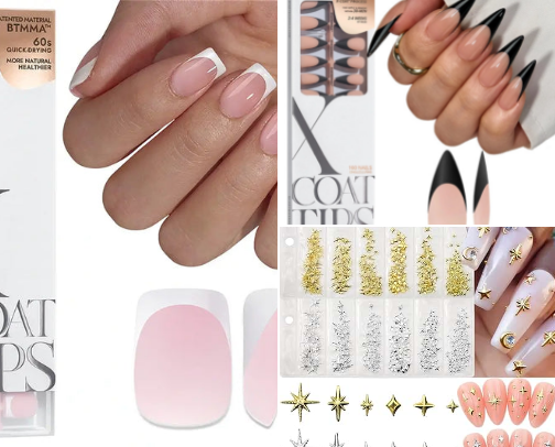 Press-on Nails Essentials cover photo collage