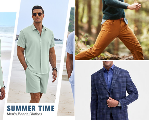 Mens fashion cover photo collage