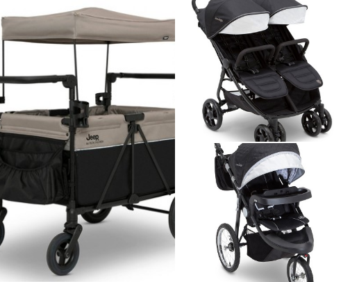 Wagon/stroller accessories cover photo collage