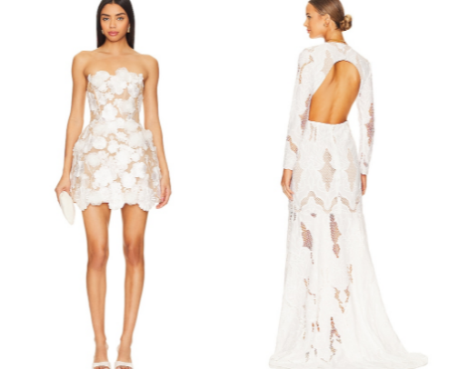 White Dresses I’m Currently Into cover photo collage