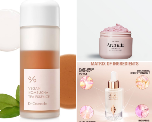 my go-to hydrating skincare routine for acne-prone, sensitive skin (incl. Korean skincare products!) cover photo collage